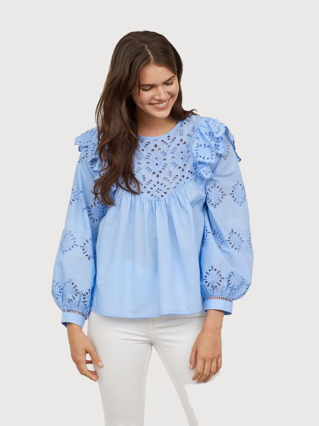 

Блузка H&M 0624148-8 40 Голубая