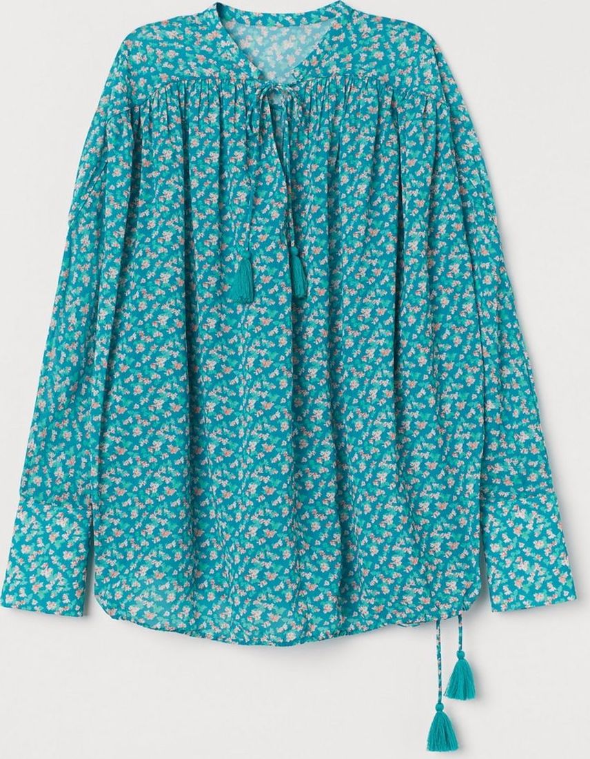 

Блузка H&M 0749409-9  Зеленая, Блузка H&M 0749409-9 34 Зеленая