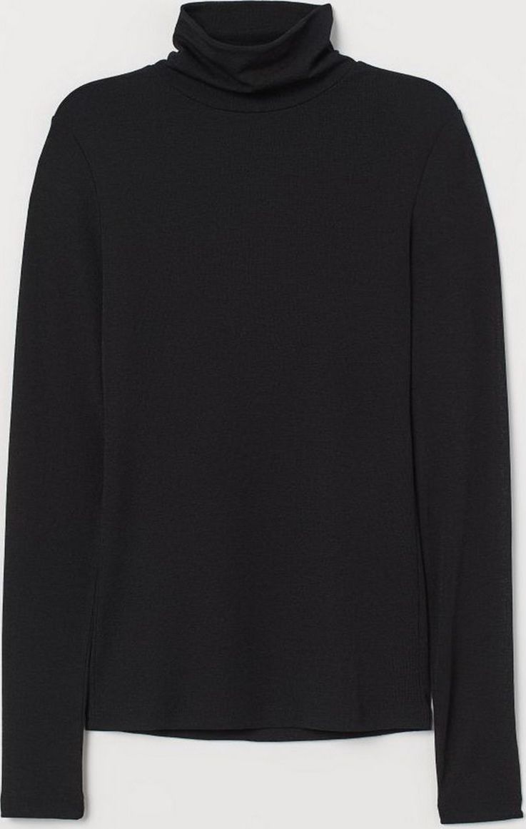 

Водолазка H&M 0814293-0  Черная, Водолазка H&M 0814293-0 XS Черная