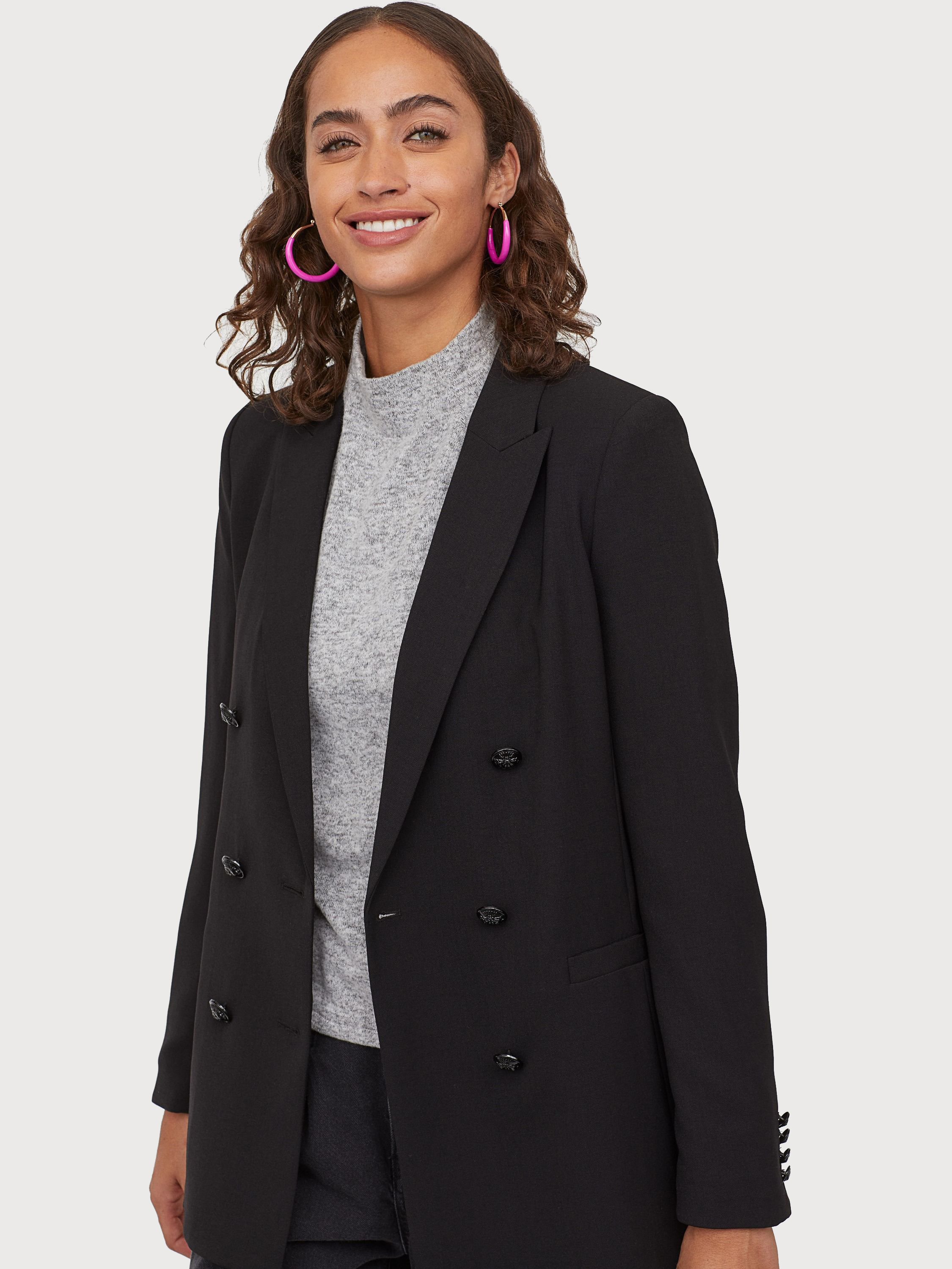 

Пиджак H&M 0783384-0  Черный, Пиджак H&M 0783384-0 34 Черный