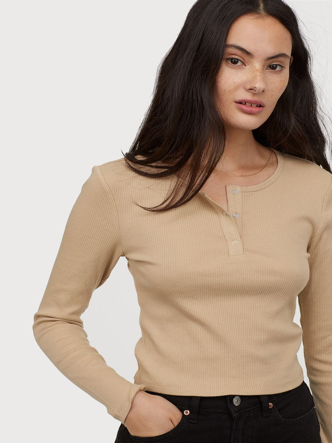 

Джемпер H&M 0771942-0 L Бежевый