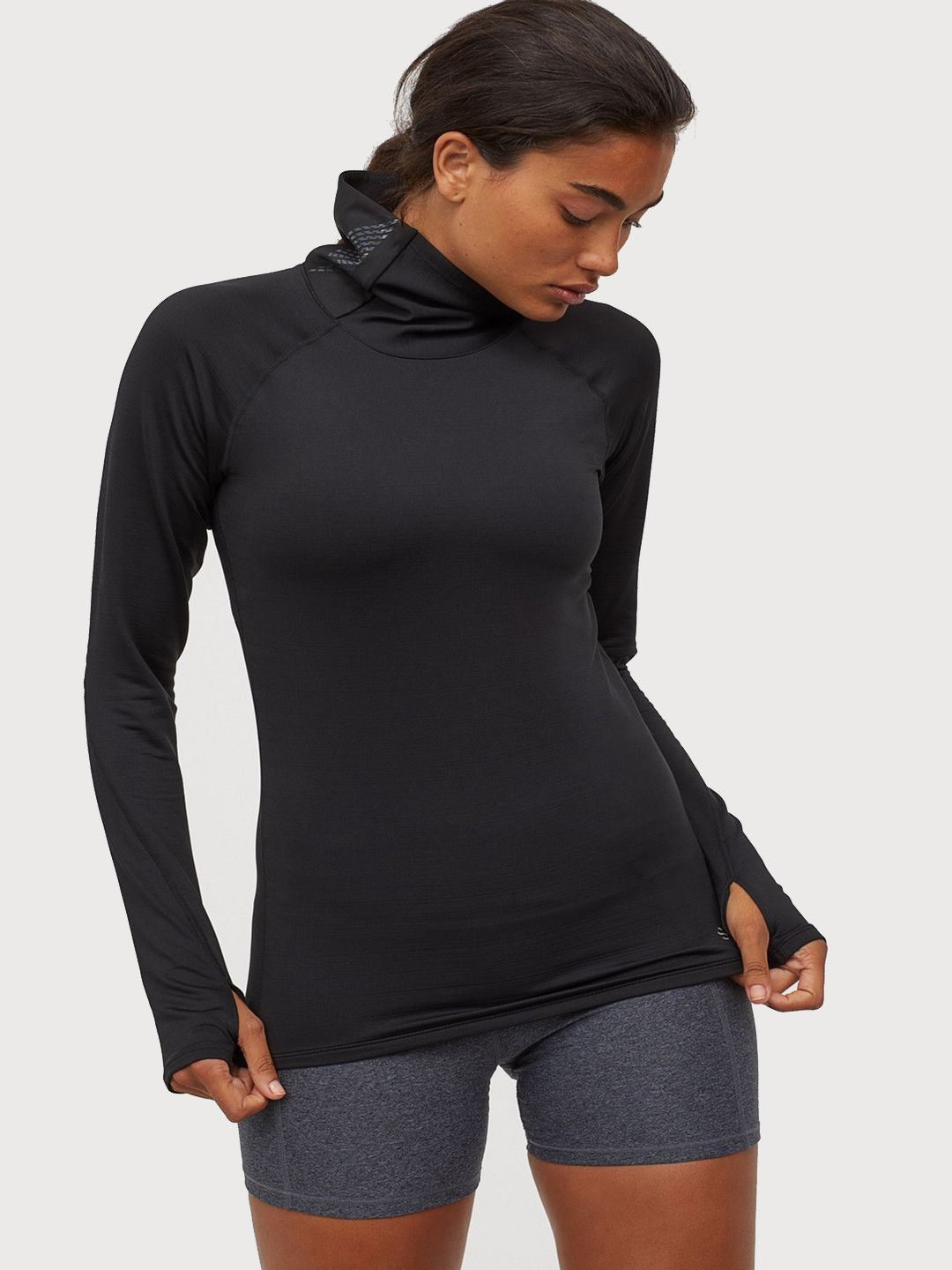 

Водолазка H&M Sport 0754257-0 S Черная