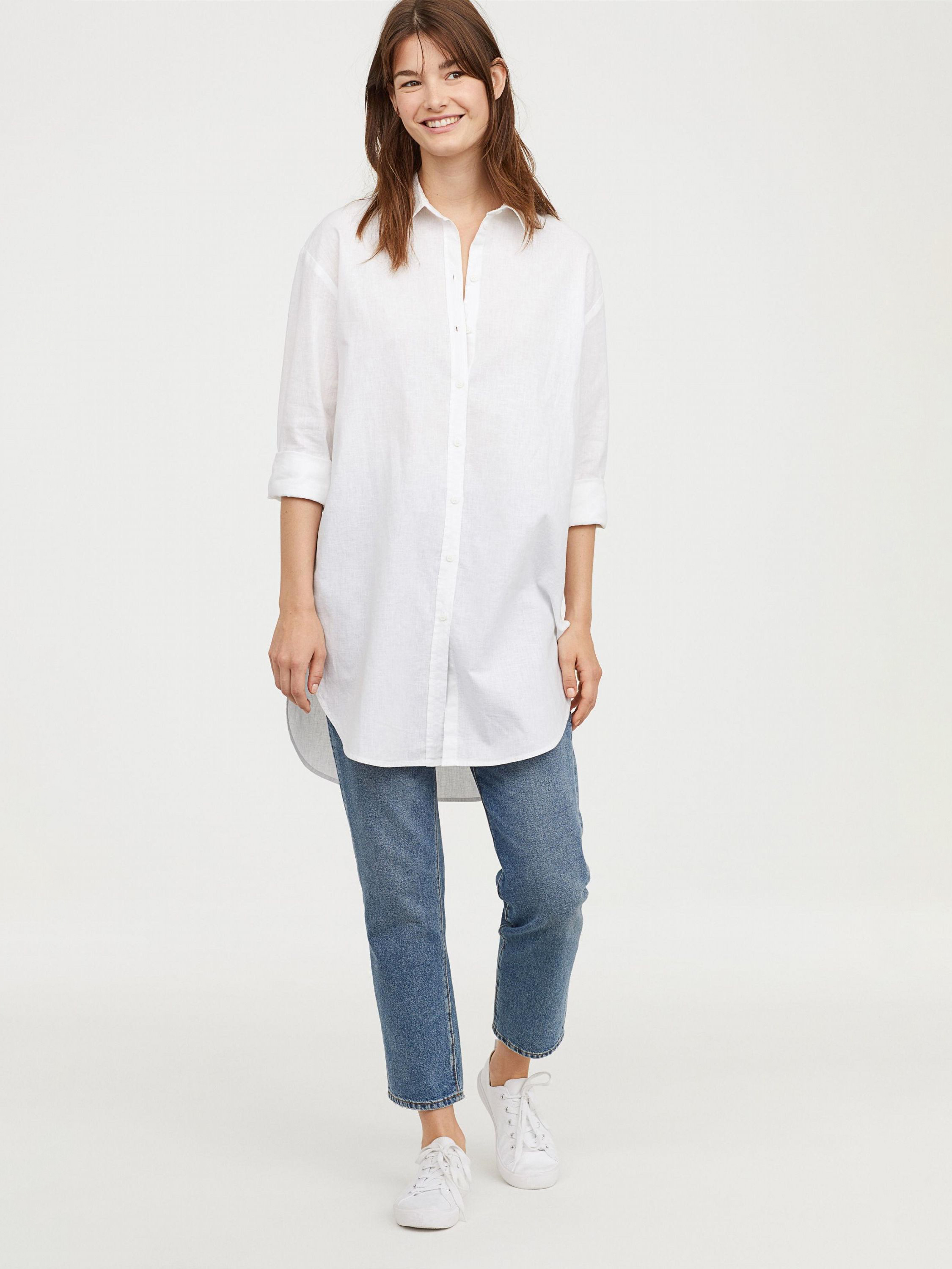 

Рубашка H&M 0577175-7 36 Белая