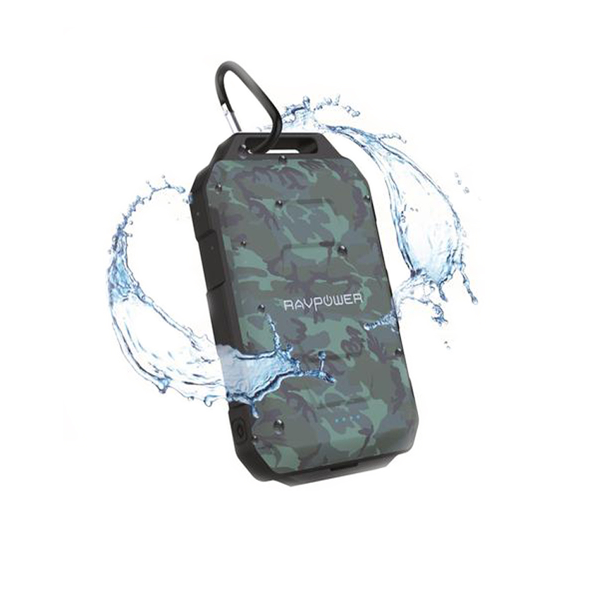 

Универсальная мобильная батарея RavPower 10050mAh Water-Dust-Shockproof Power Bank (RP-PB044CAMO)