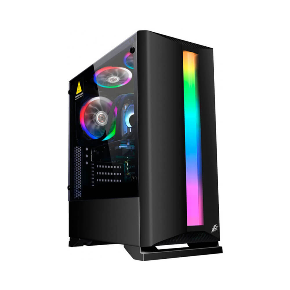 

Корпус 1stPlayer Rainbow R6-R1 Color LED Black без БП