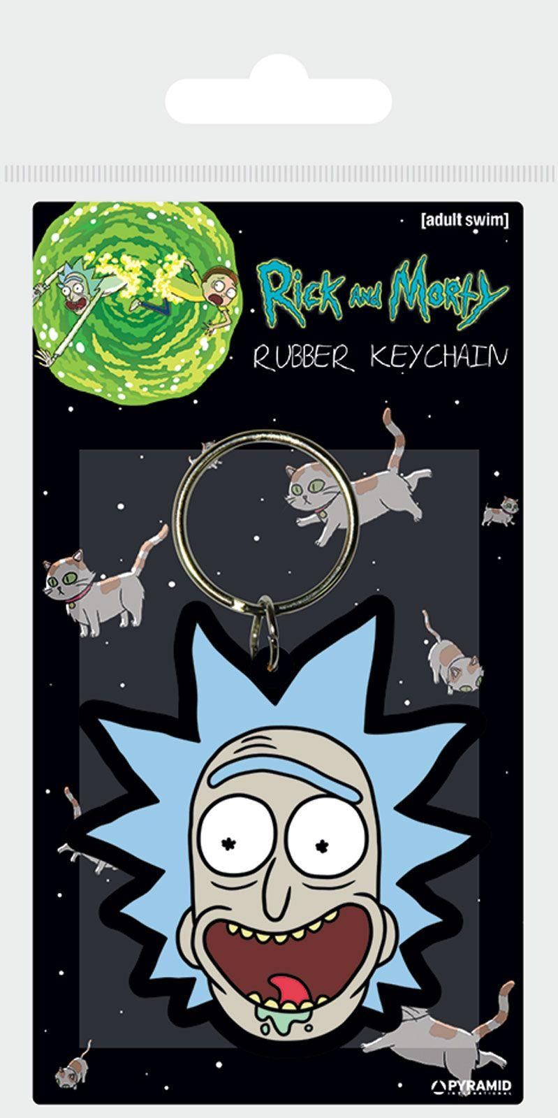 

Брелок Pyramid International Keychain: Rick and Morty - Rick Crazy Smile