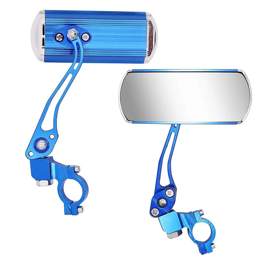 

Зеркала велосипедные JZ-004, к-т 2 шт., алюмин. синие (JZ-004-blue)