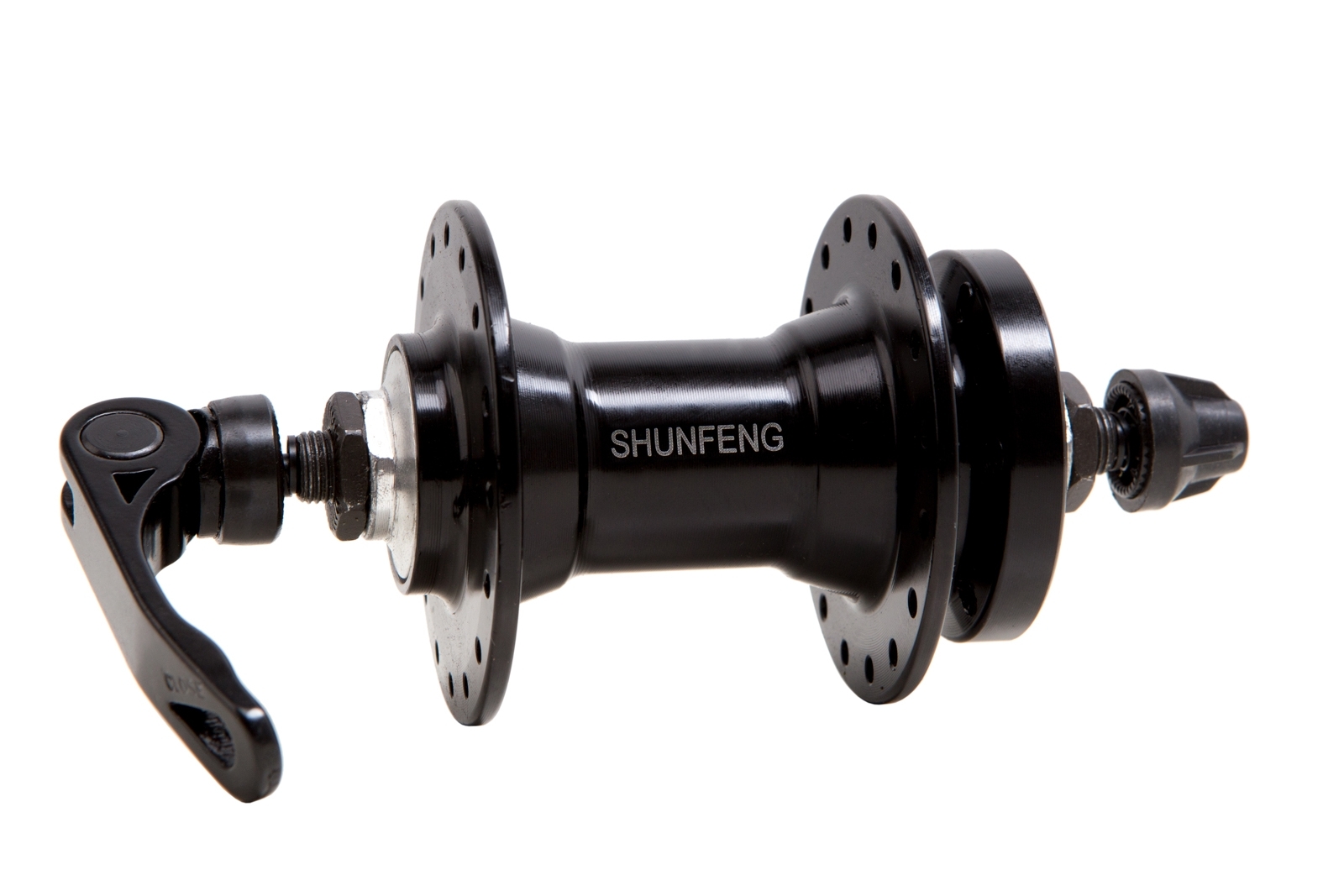 

Втулка передняя SHUNFENG SF-A217F 32H под диск, черный (HUBR-Al-022)