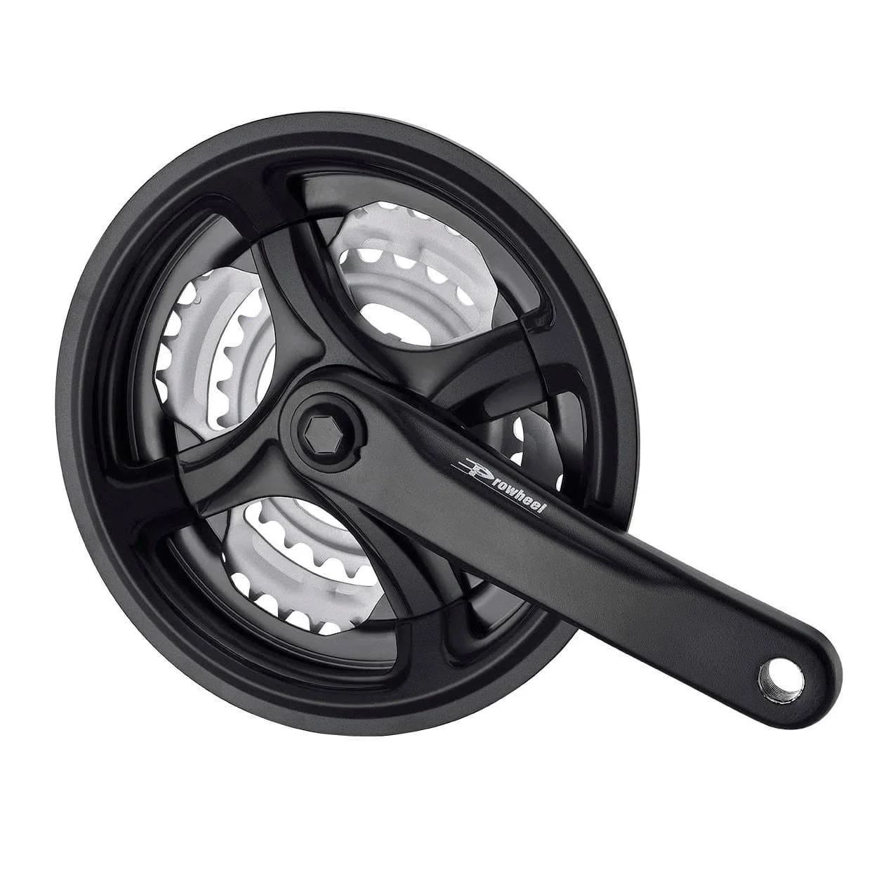 

Шатуны Prowheel TA-CN99 (48-38-28), L-170 мм чорный / серебристый (ТY-СN99-black)