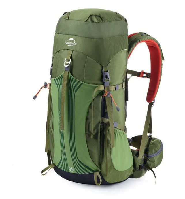 

Рюкзак туристичний Naturehike 65 + 5 л зелений NH16Y065-Q
