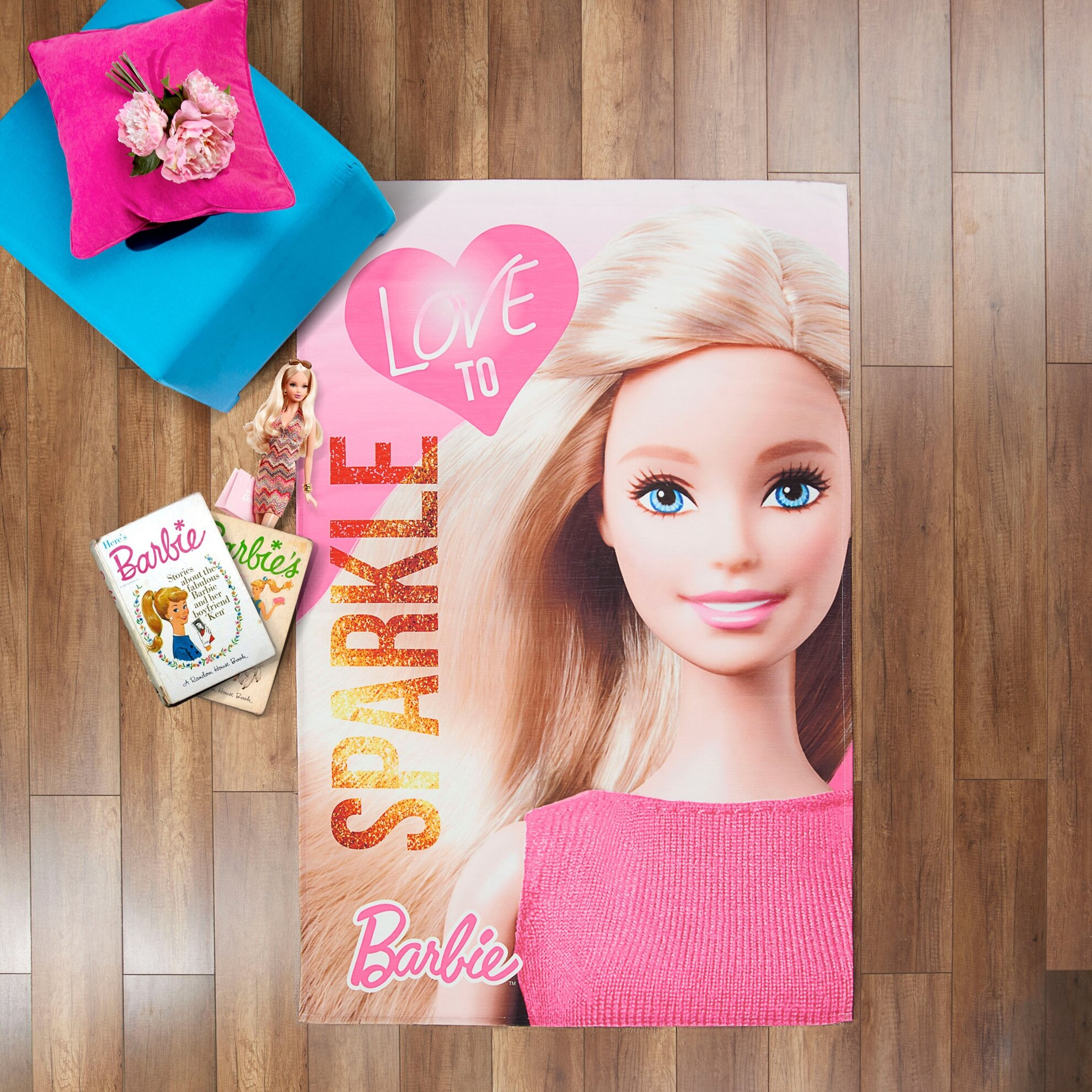

Коврик в детскую Tac Barbie Sparkle 80*140 см.