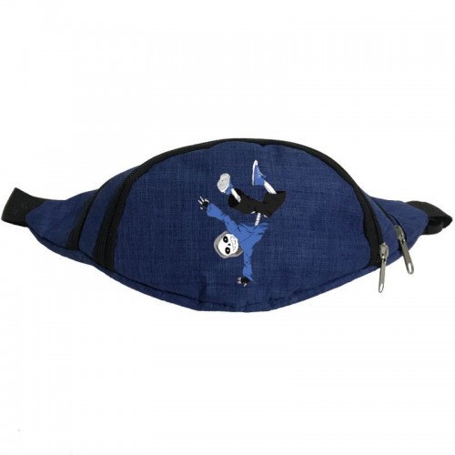 

Сумка Бананка Андертейл Undertale на пояс Cappuccino 005 blue синий