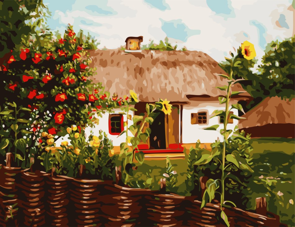 

Картина по номерам Лето в селе, 50х65 ArtStory (AS0826) (0097-499)