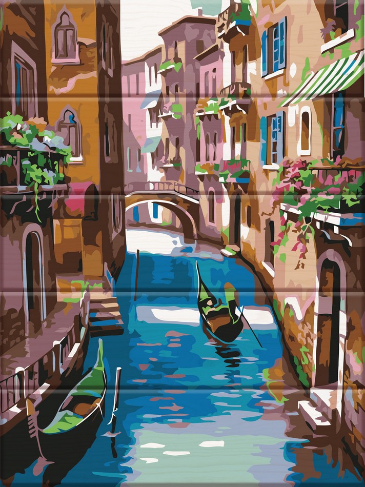 

Картина по номерам по дереву Венеция, 30х40 ArtStory (ASW040) (0097-519)