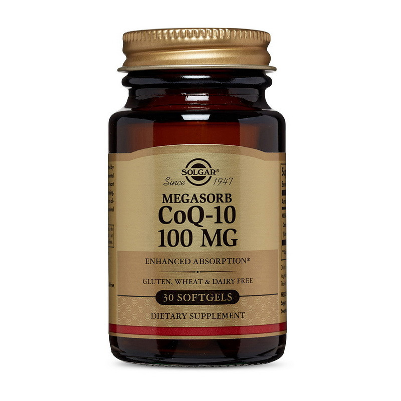 

Коэнзим Q10 Solgar CoQ10 100 mg (30 softgels)