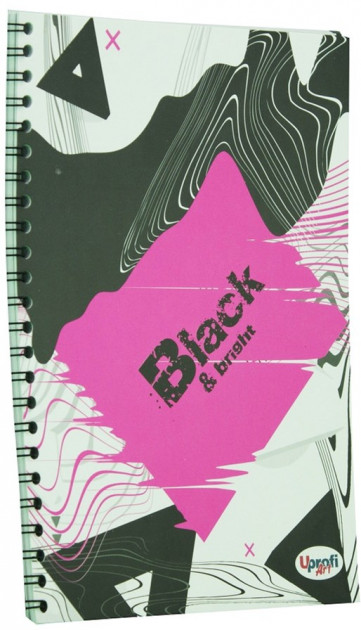 

Блокнот Profiplan Office Black & Bright А5 40 листов Розовый 5 шт (900886)(4823099900886)