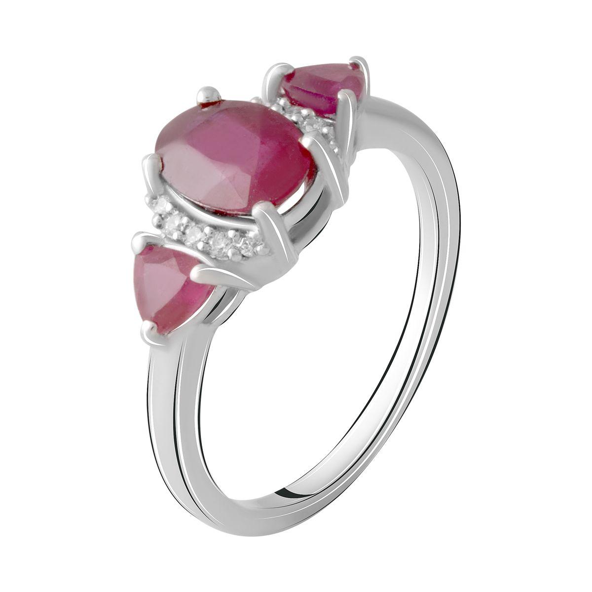 

Серебряное кольцо SilverAlex с натуральным рубином 2.654ct 19 размер