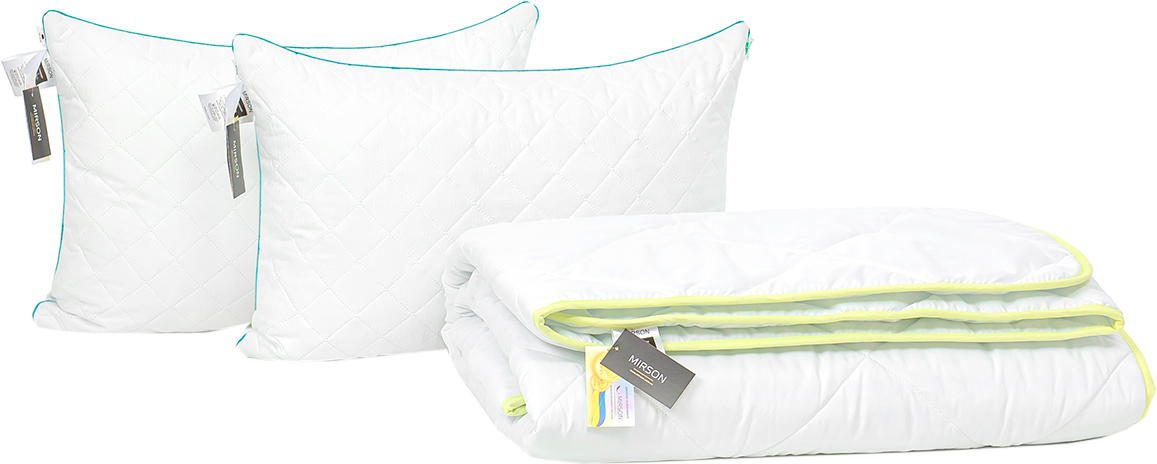

Набор антиаллергенный MirSon Eco Silk Деми Eco №4004 одеяло 200х220 + 2 подушки 50х70 средние