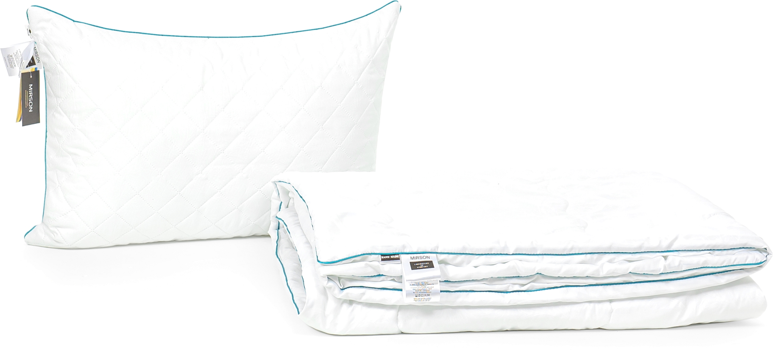 

Набор антиаллергенный MirSon Eco-Soft Лето Eco Line Hand Made №2428 одеяло 140х205 см + подушка 50х70 средняя