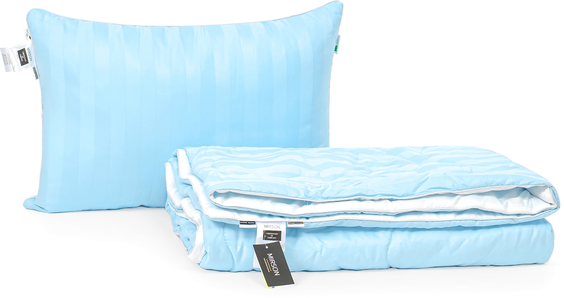 

Набор антиаллергенный MirSon Eco-Soft Лето Valentino Hand Made №2450 одеяло 155х215 см + подушка 50х70 упругая