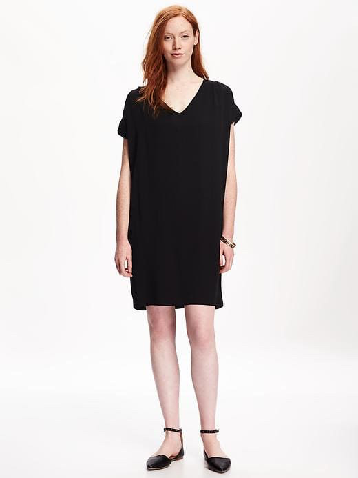 

Черное платье кокон Old Navy art314899 миди (размер XS)