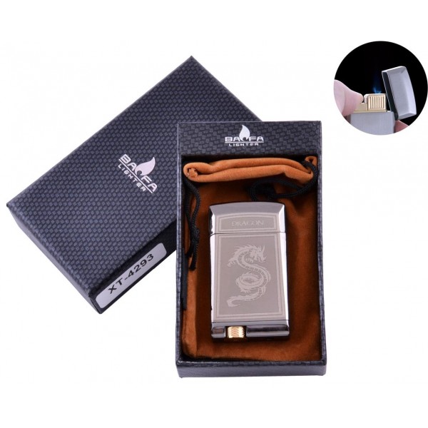 

Зажигалка в подарочной коробке BAOFA (Турбо пламя) №4293 Black