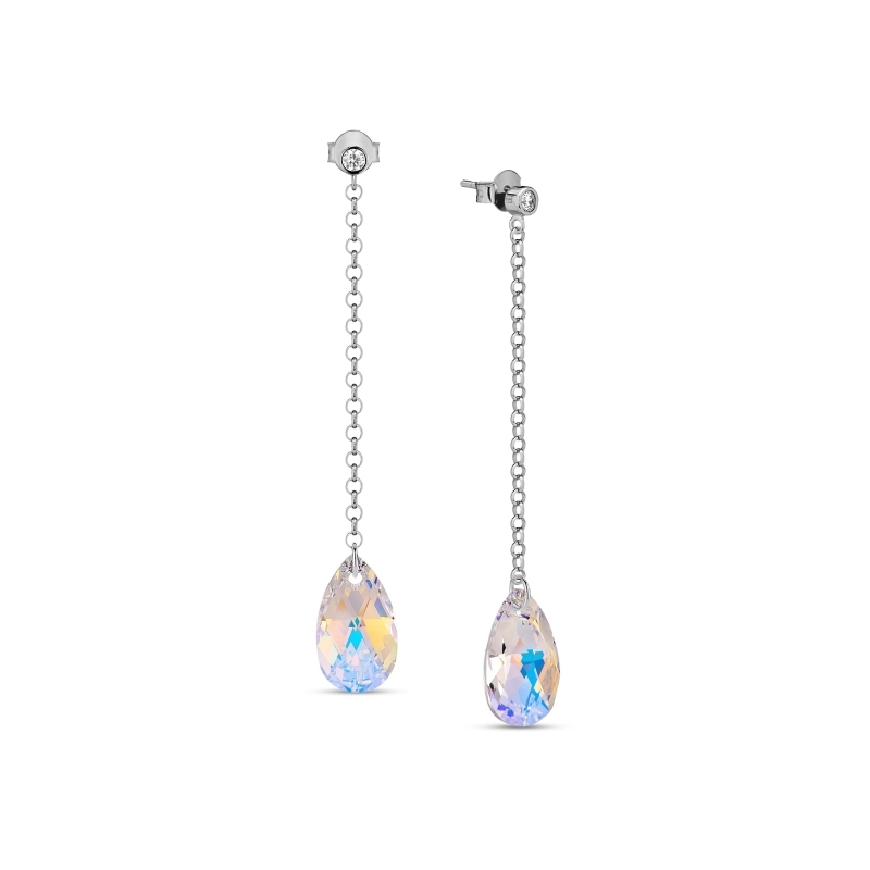 

Серебряные серьги SPARK Stilla со Swarovski модели KCROLO610616AB