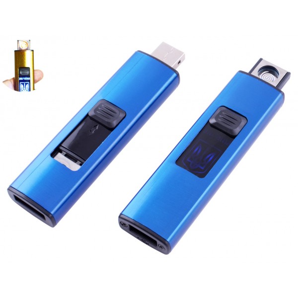 

USB зажигалка Украина №HL-144 Blue