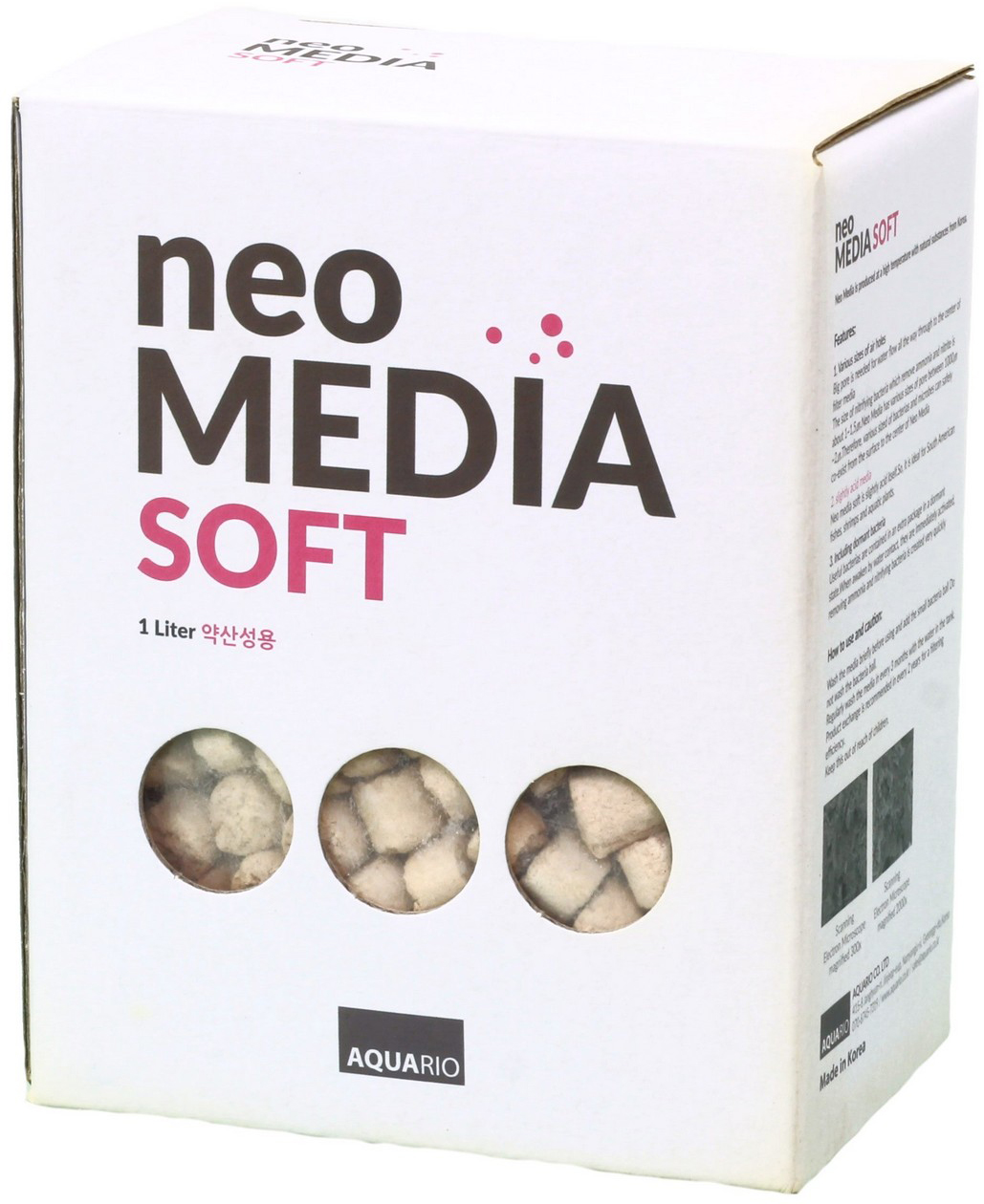 

Наполнитель для биологической фильтрации Aquario Neo Media Soft 1 л (neomedia-s1)