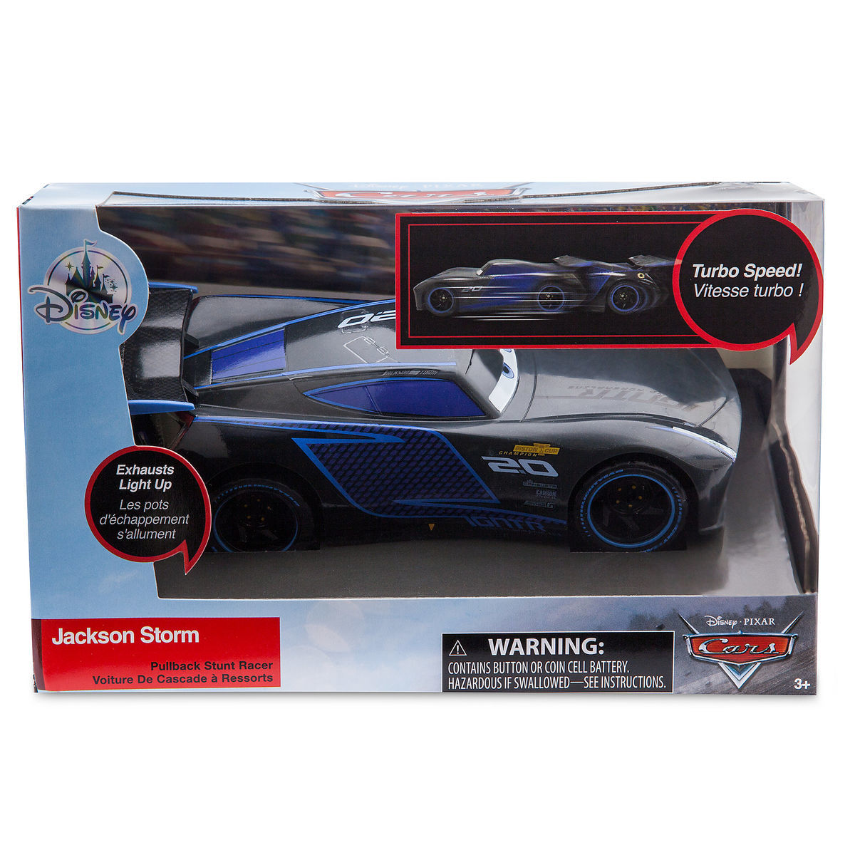 Машинка каскадер Джексон Шторм Тачки 3 Jackson Storm Pullback Stunt Racer -  Cars 3 6102036512524P – фото, отзывы, характеристики в интернет-магазине  ROZETKA от продавца: ToyEx | Купить в Украине: Киеве, Харькове, Днепре,  Одессе, Запорожье, Львове