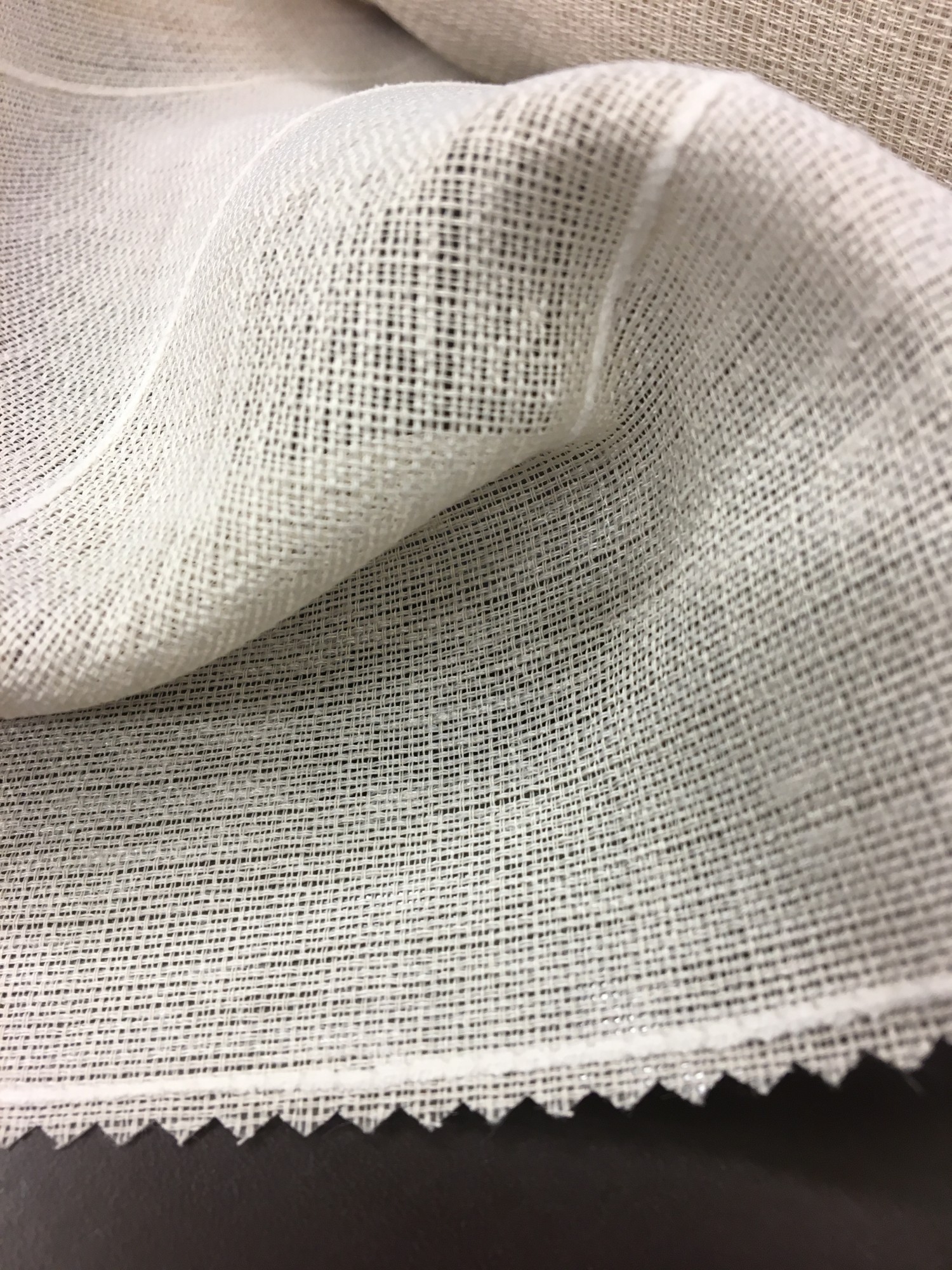 

Тюль-полоса NoVa_Curtains Crystal 012 Linen 500х280 см 1 шт Серый