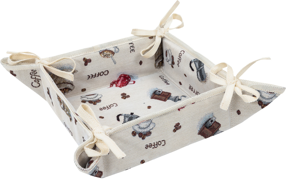 

Корзинка гобеленовая Limaso EDEN643-KH 20х20x8 см