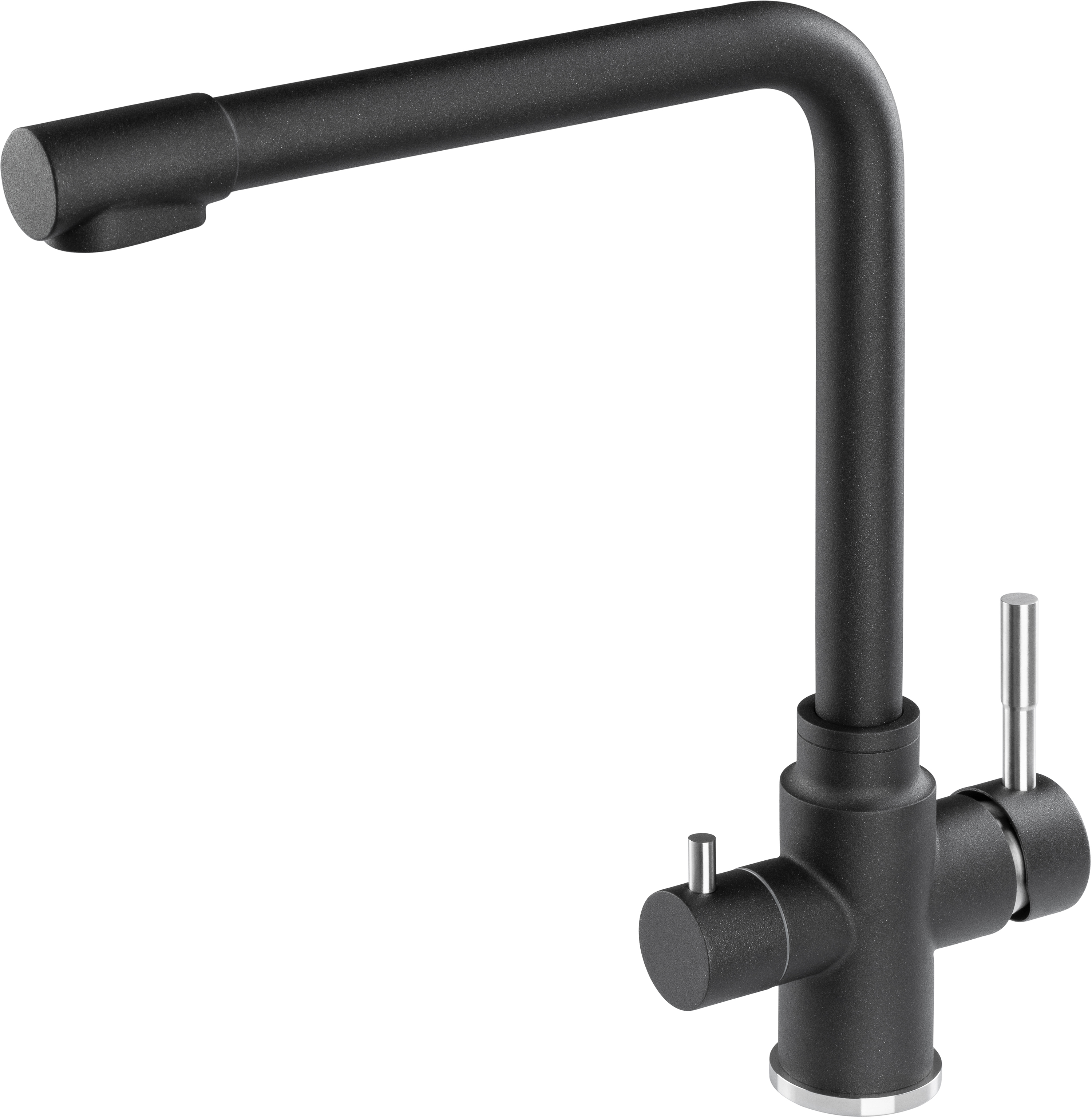 

Смеситель кухонный c подключением к фильтру GRANADO Badalona Black Shine GZ0401