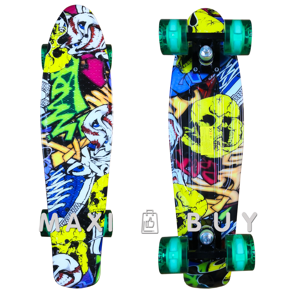 

Скейт пенни борд SkateX Penny Pastel Shark 22"