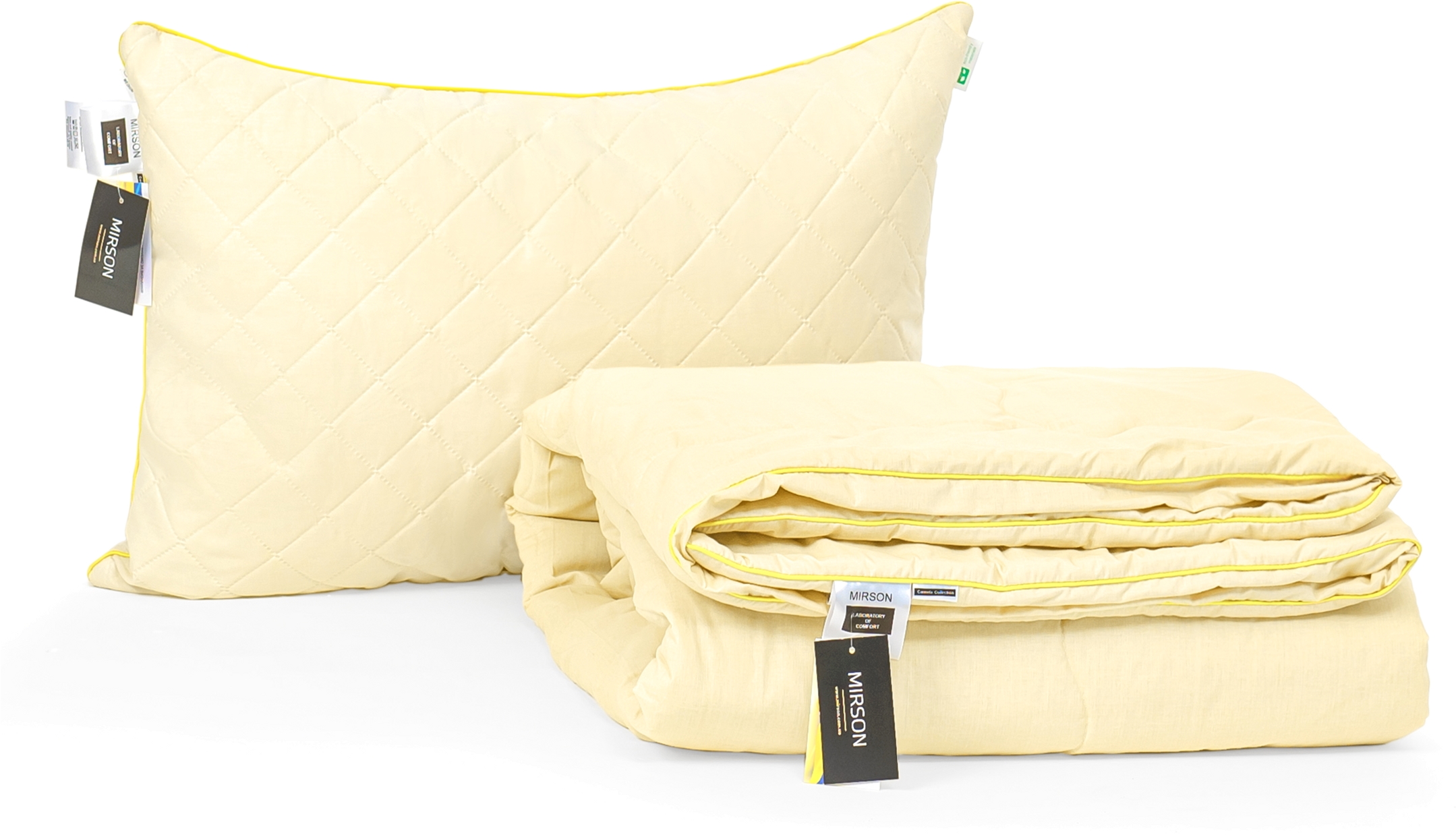 

Набор антиаллергенный MirSon Eco-Soft Лето Carmela №2525 одеяло 200х220 см + 2 подушки 50х70 упругие