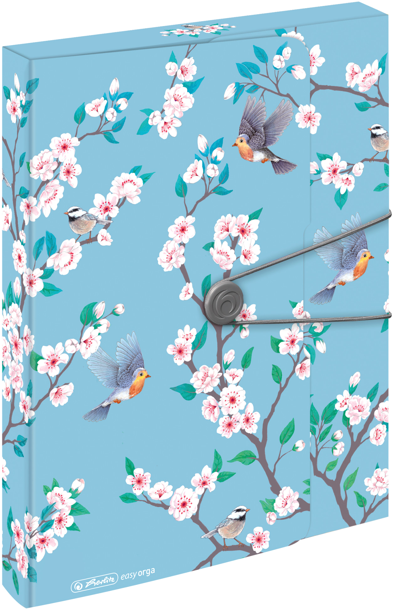 

Папка-бокс на резинке Herlitz Ladylike Birds А4 4 см (50021673)