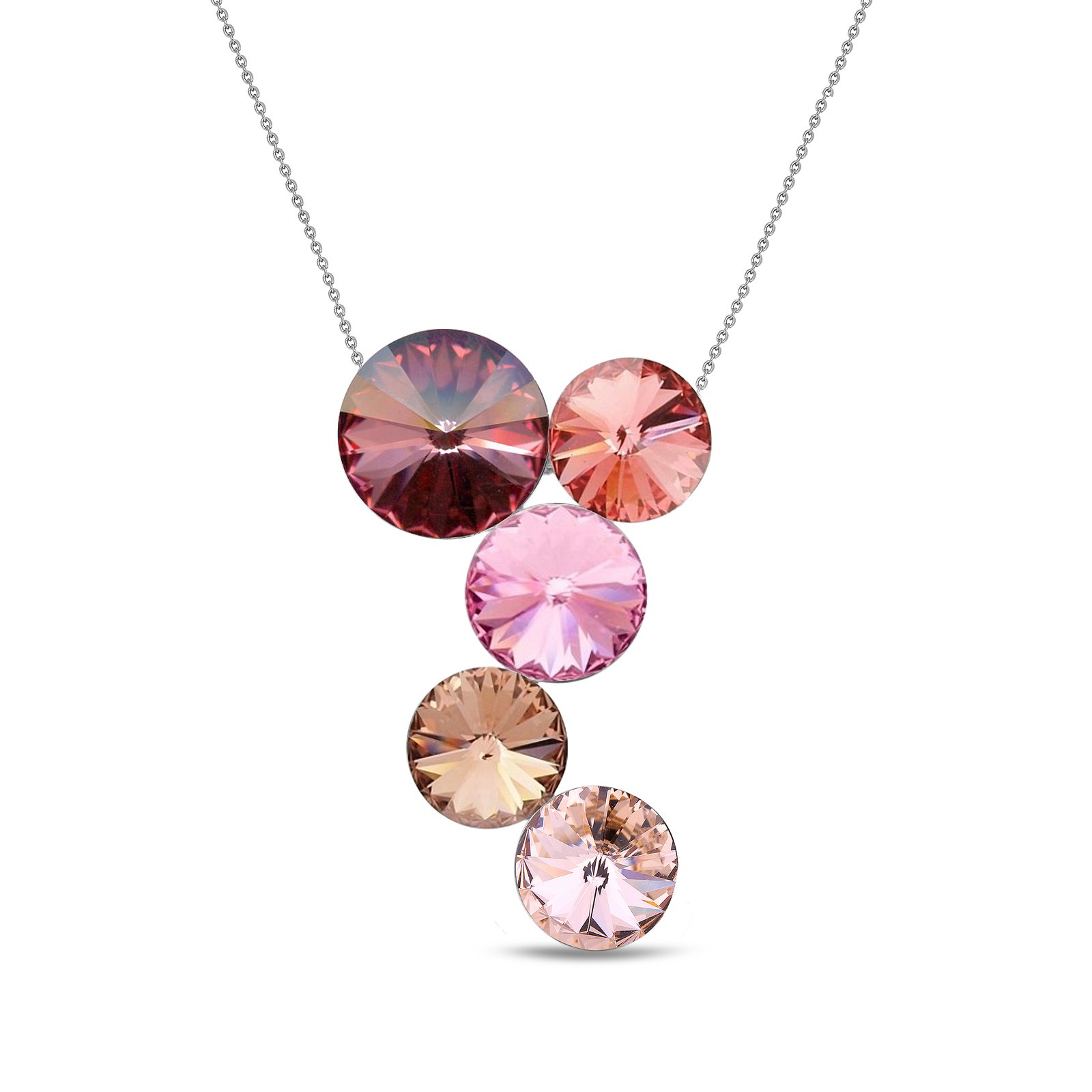 

Серебряный кулон c цепочкой SPARK Lollipop со Swarovski модели NK1122R