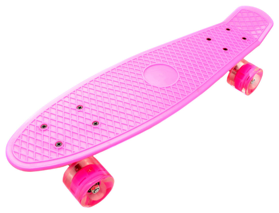 

Скейт пенни борд SkateX Penny MixColor розовый 22"