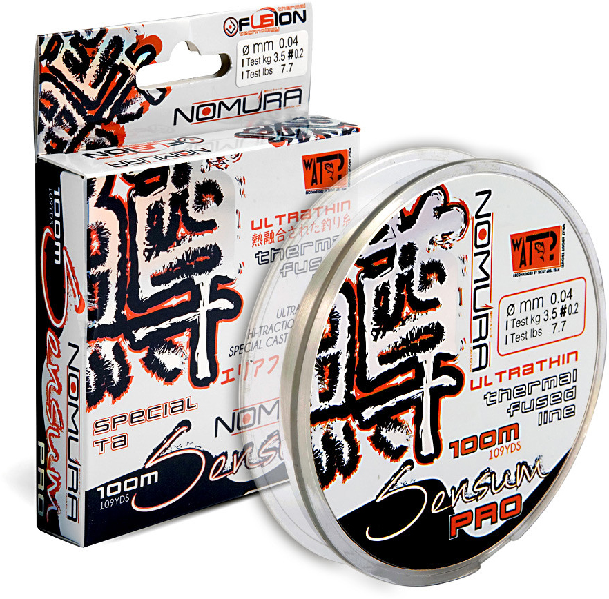 

Шнур Nomura Sensum PRO Ultrathin 100 м (109 yds) 0.04 мм 3.5 кг Translucent white (NM33006004)