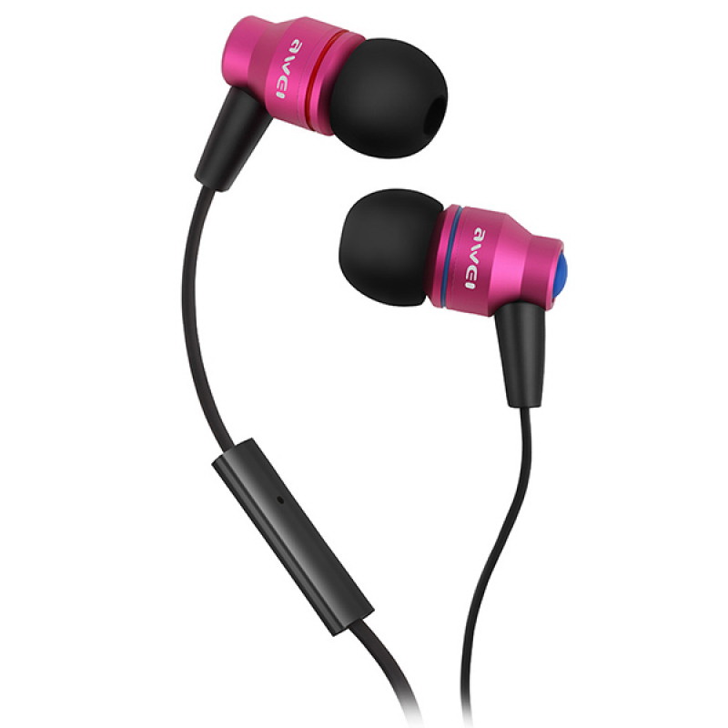 

Наушники Awei TE800i Pink