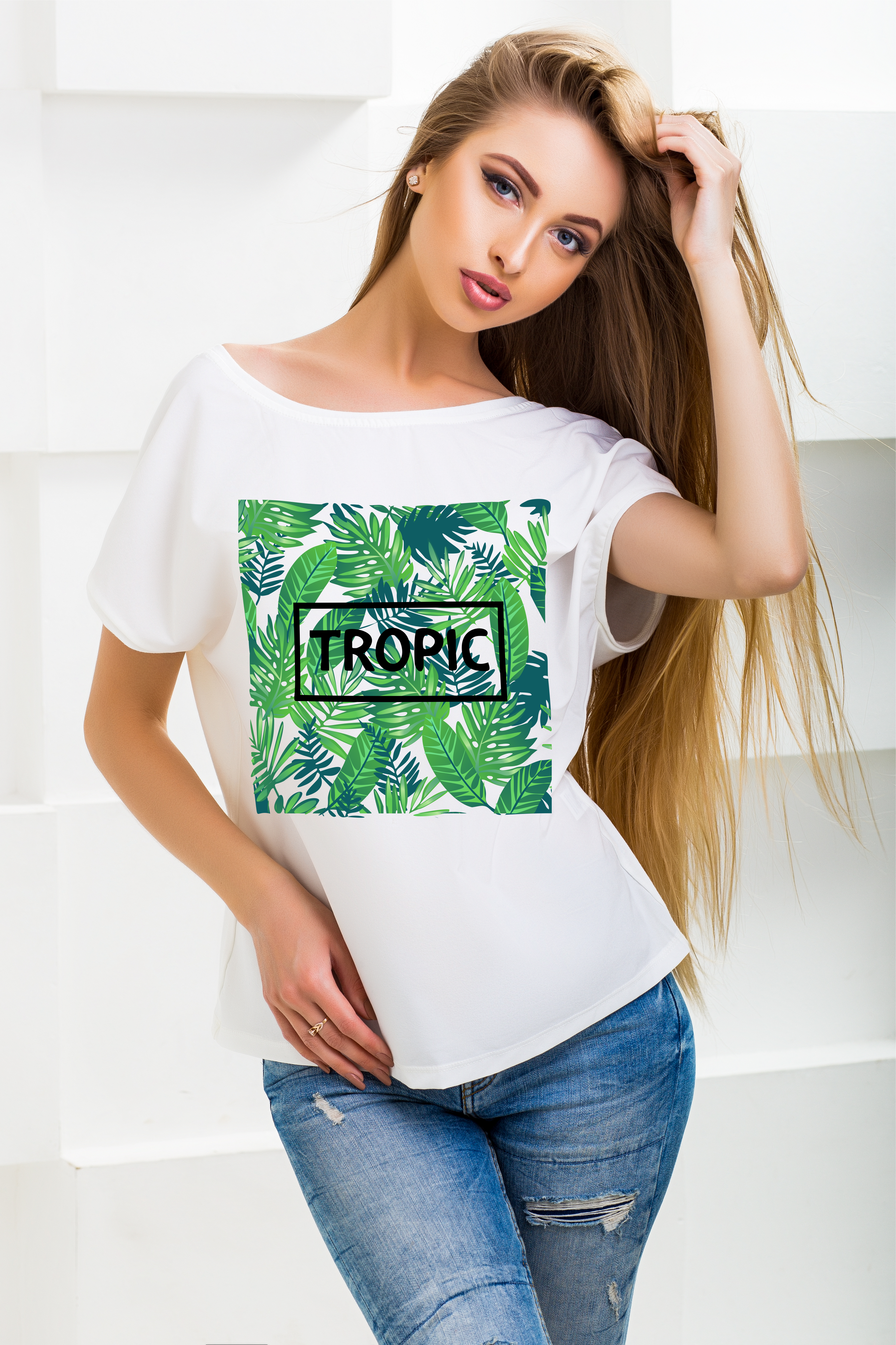 

Футболка OLDISEN ” Тропик” – Белый, S | 42-44 FZT-201S