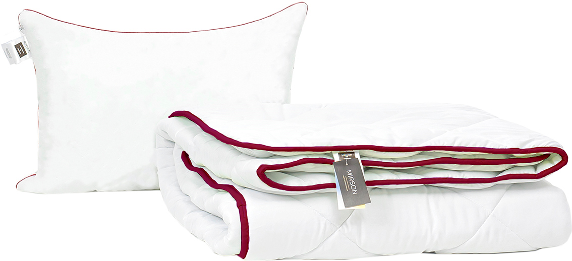 

Набор антиаллергенный MirSon Eco Silk Зима Deluxe №4080 одеяло 140х205 + подушка 50х70 упругая