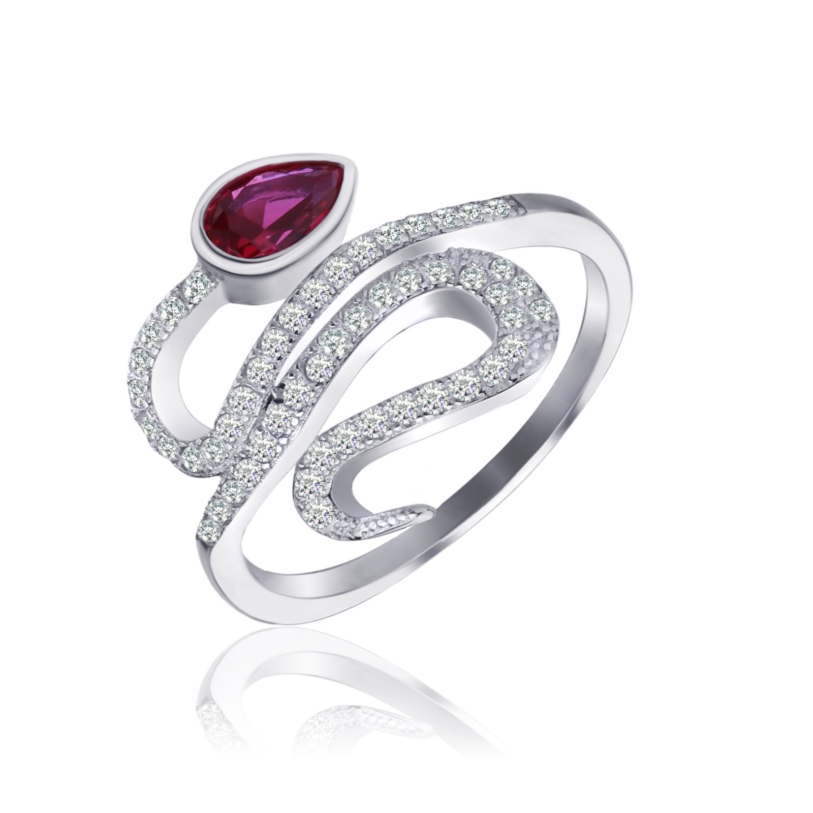 

Серебряное кольцо Silvex925 18 мм модели КК2ФРу/1082-18
