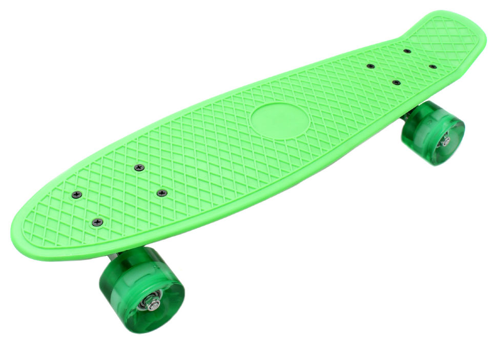 

Скейт пенни борд SkateX Penny MixColor зеленый 22"