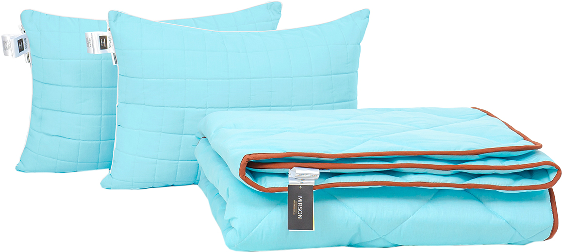 

Набор антиаллергенный MirSon Eco Silk Зима Valentino №4132 одеяло 220х240 + 2 подушки 50х70 мягкие