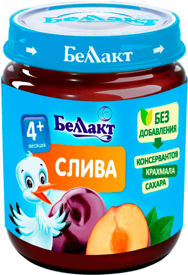 

Упаковка фруктового пюре Беллакт из слив 100 г х 12 шт (4814716000164_12)