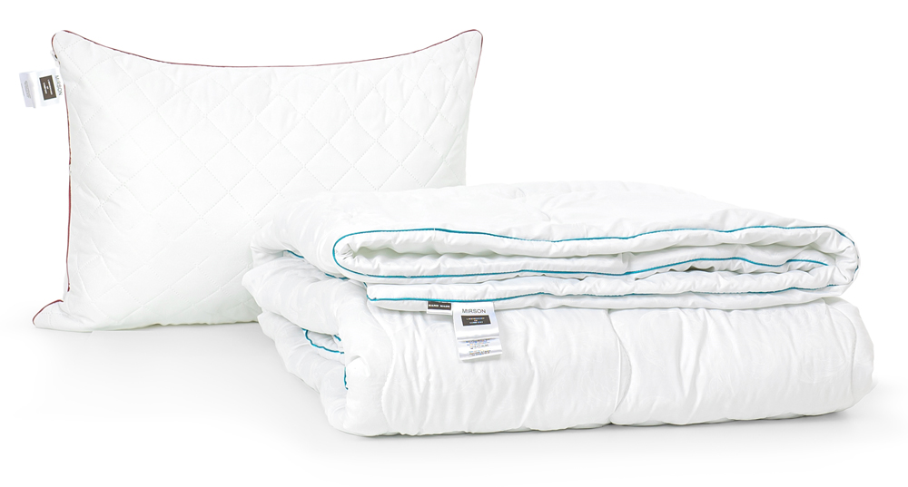 

Набор с бамбуковым волокном MirSon Eco Silver Hand Made Деми №3293 Одеяло 140х205 + подушка 50х70 средняя