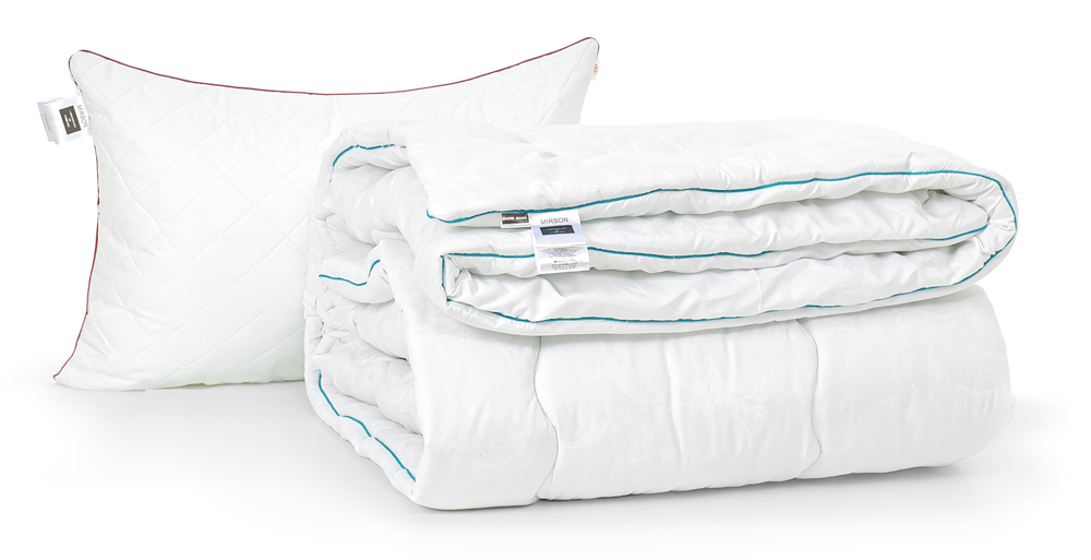 

Набор с бамбуковым волокном MirSon Eco Silver Hand Made Зима №32796 Одеяло 140х205 + подушка 50х70 средняя