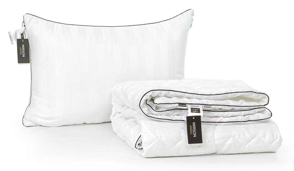 

Набор с бамбуковым волокном MirSon Royal Pearl Hand Made Лето №3345 Одеяло 155х215 + подушка 50х70 упругая