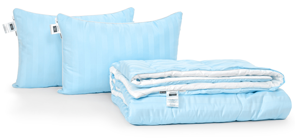 

Набор с шелковым волокном MirSon Деми Valentino Hand Made №3496 Одеяло 220х240 + 2 подушки 50x70 мягкие